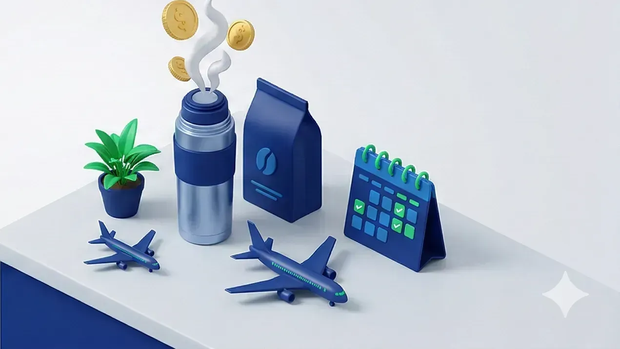 Das unsichtbare Sparen : Kaffee von zu Hause mit zur Arbeit nehmen