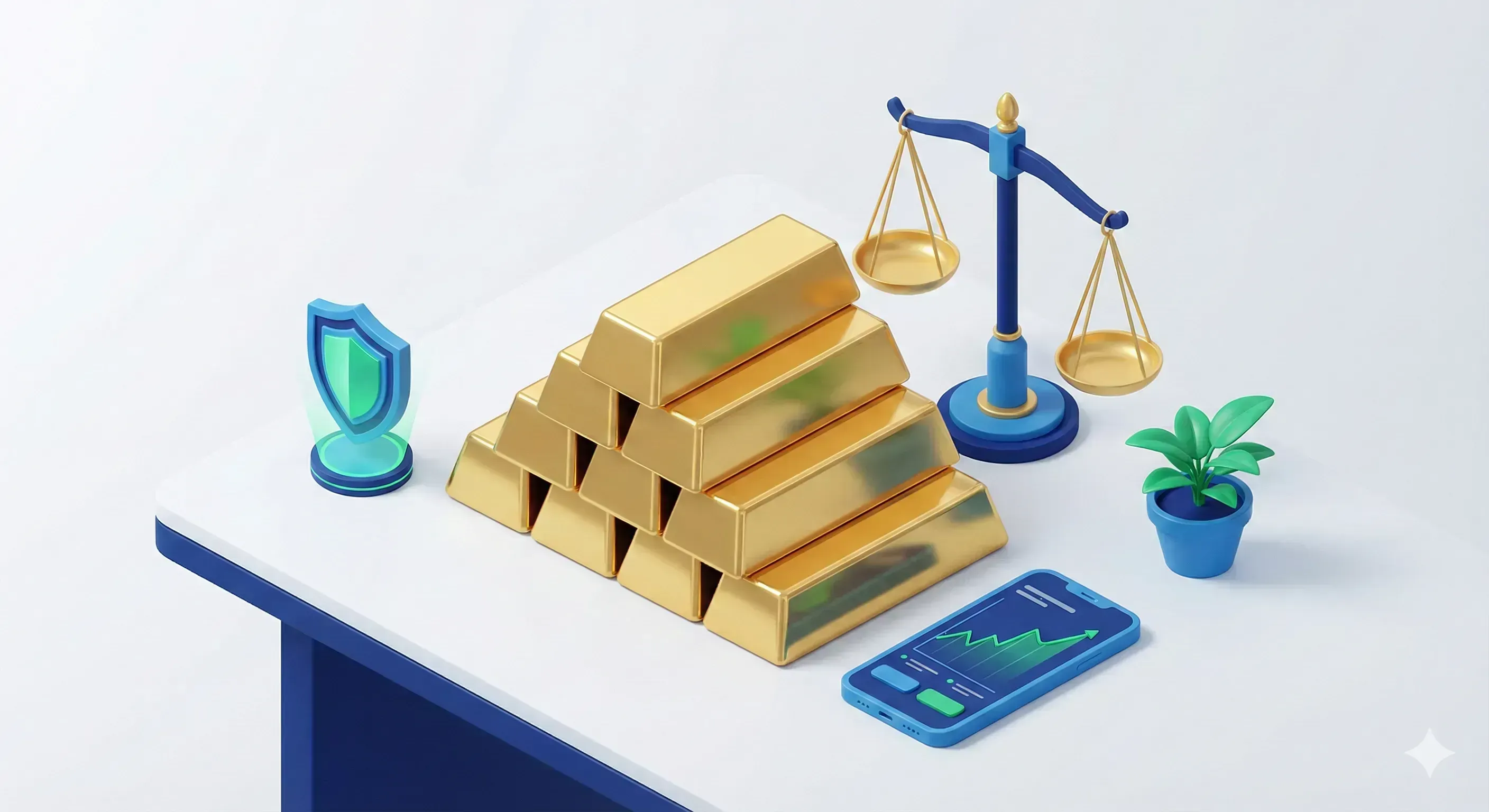 In Gold investieren: Ein sicherer Hafen in der Krise?