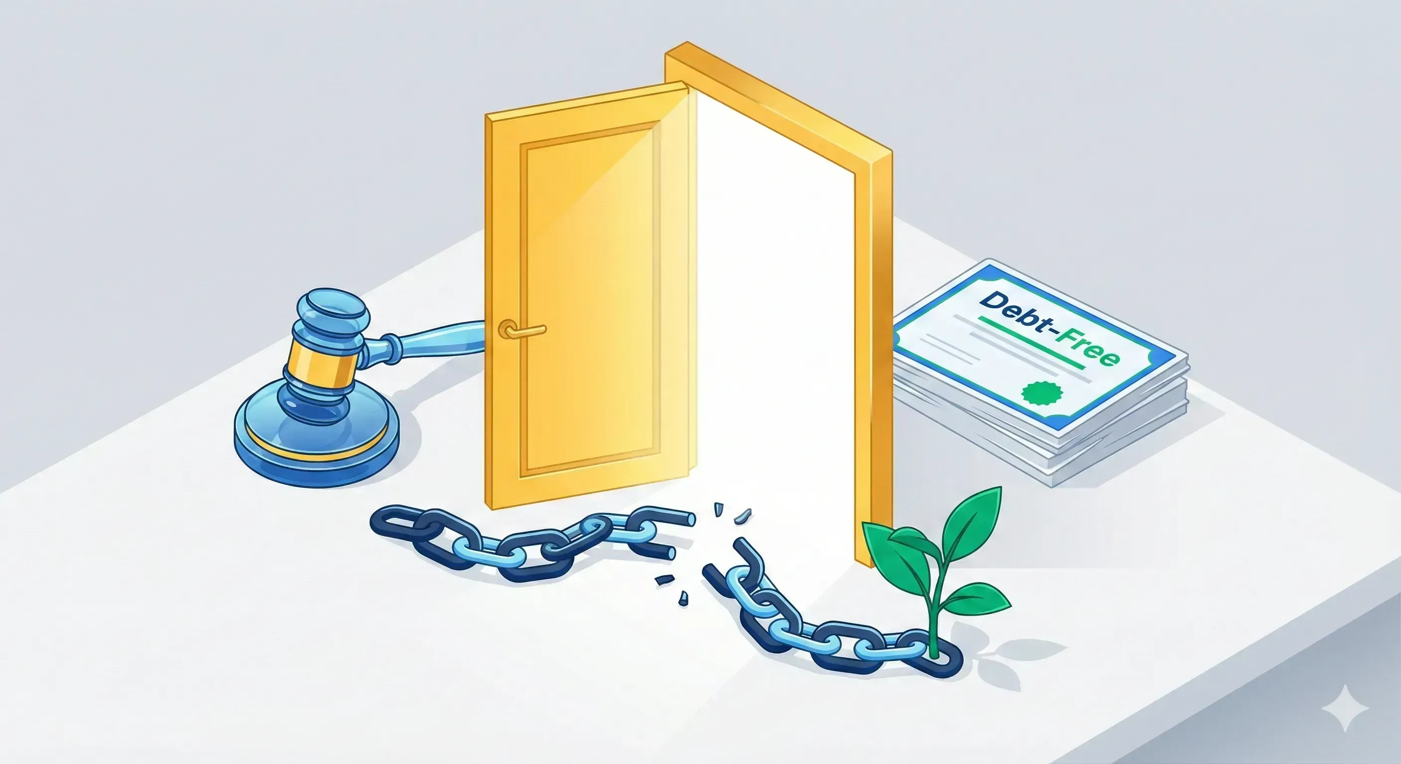 Privatinsolvenz und Restschuldbefreiung: So funktioniert der Neustart