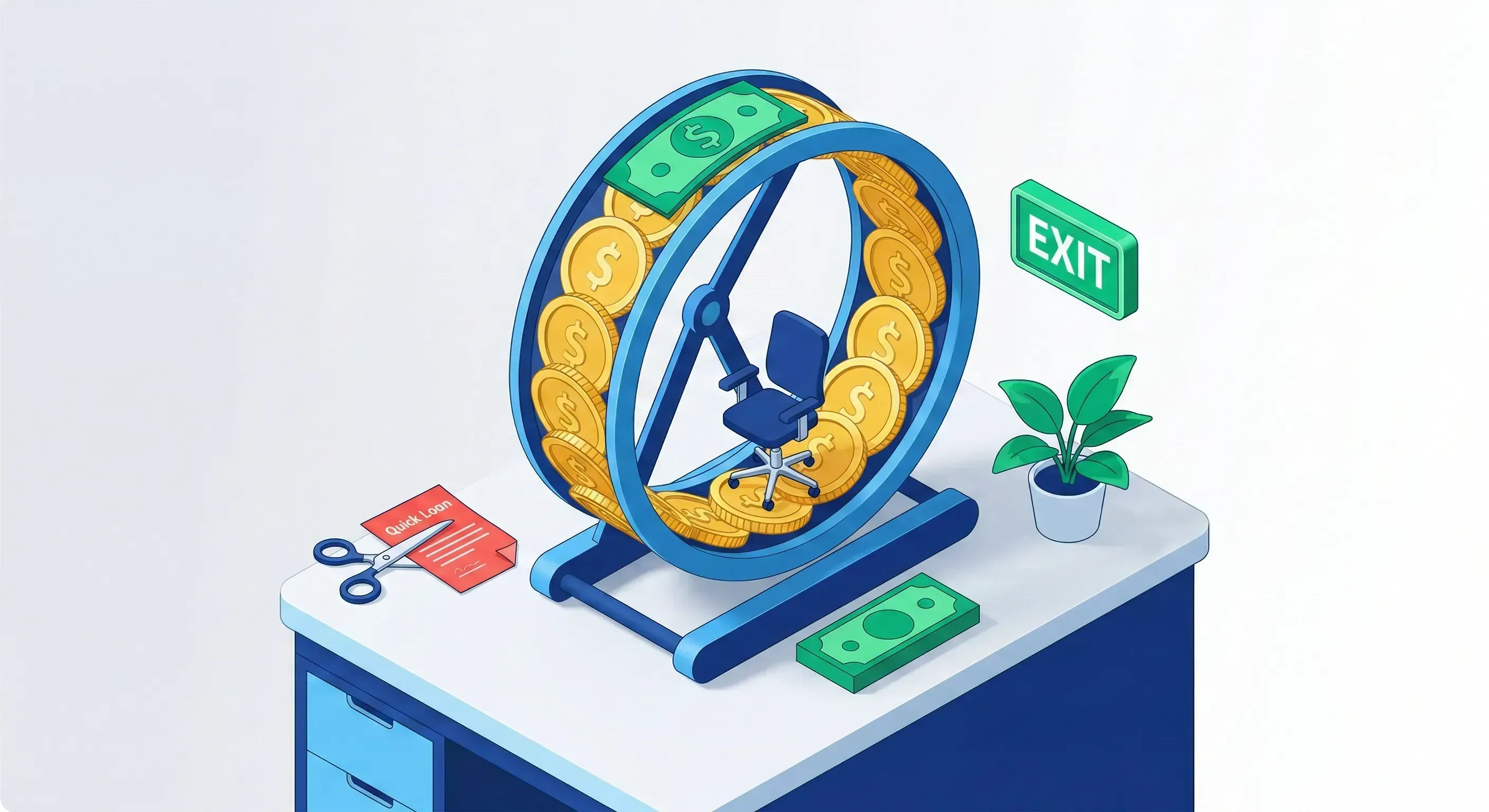 Raus aus dem Teufelskreis der überteuerten Schnellkredite