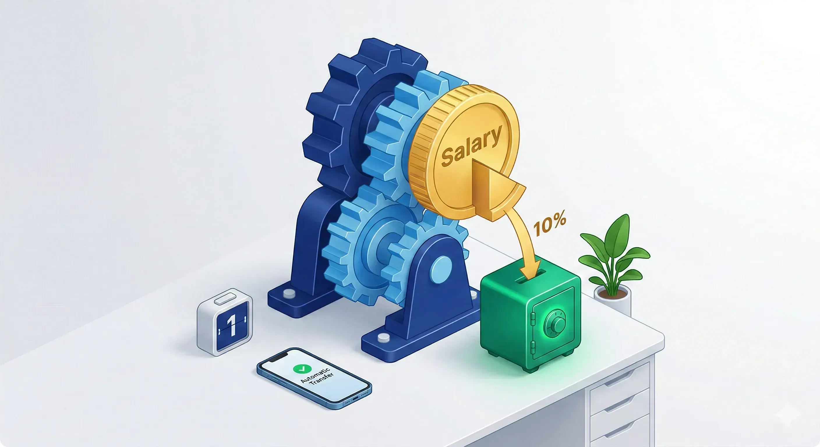 Die 10%-Regel: Automatisch sparen, bevor man ausgibt