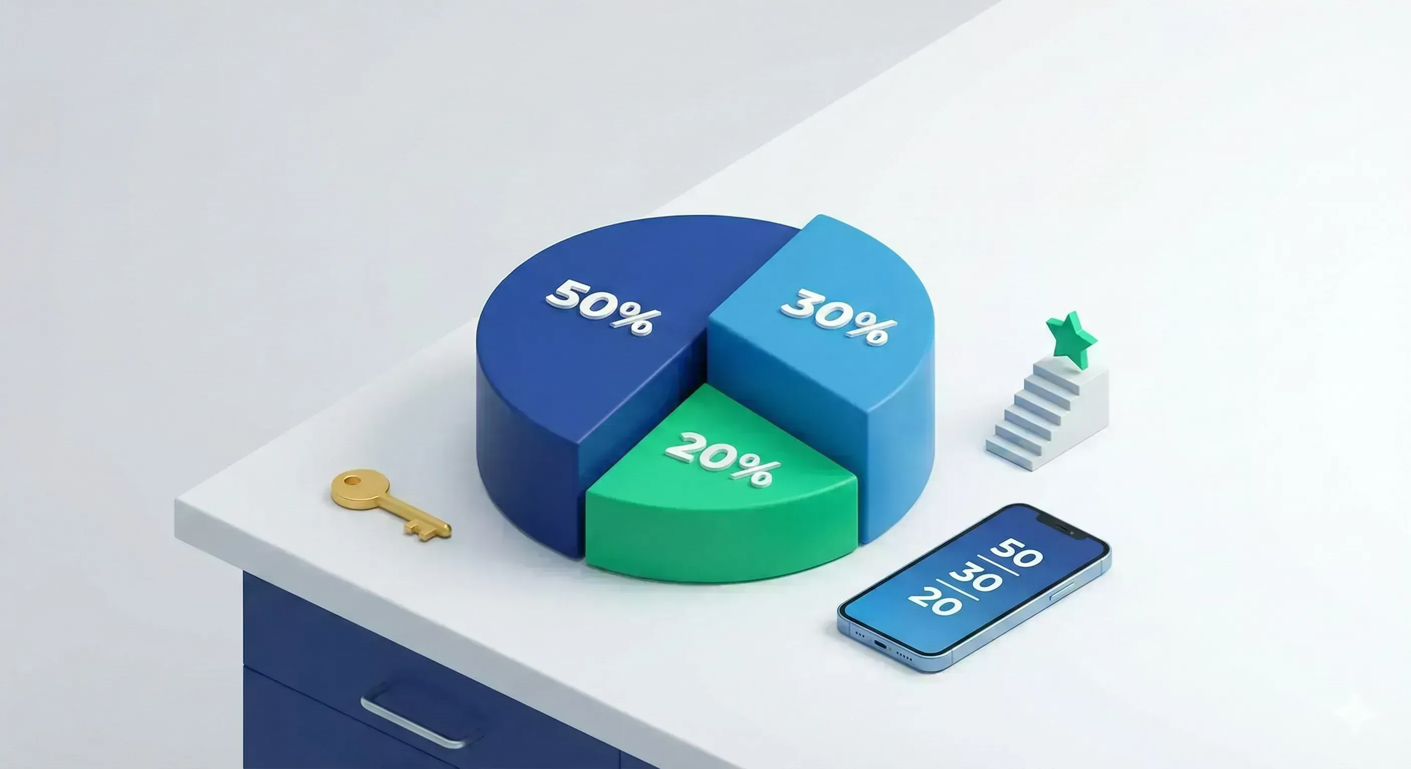 Wie man die 50/30/20-Regel anwendet, um sein Gehalt zu organisieren