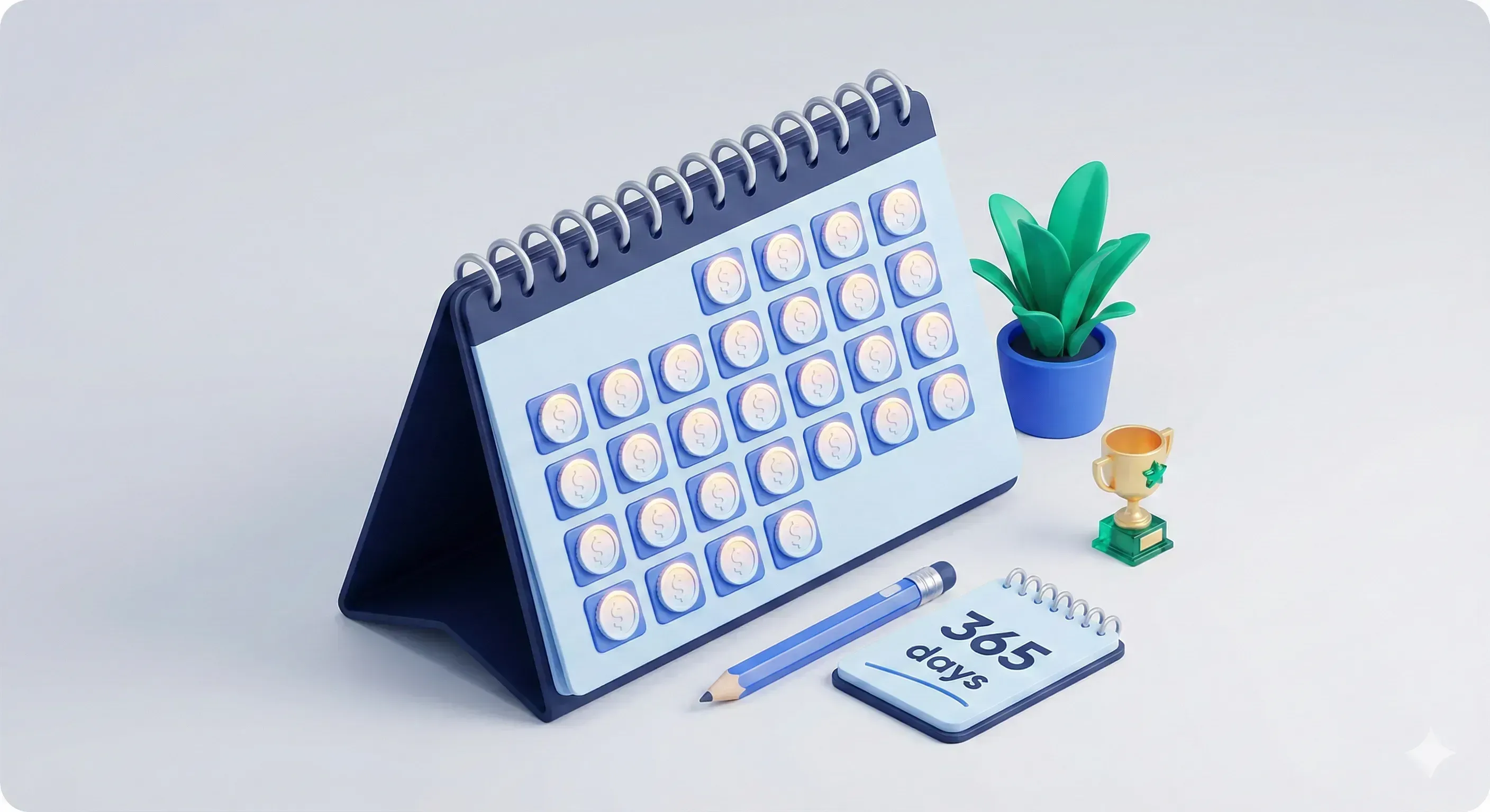 Die 365-Tage-Challenge: Jeden Tag ein bisschen mehr sparen